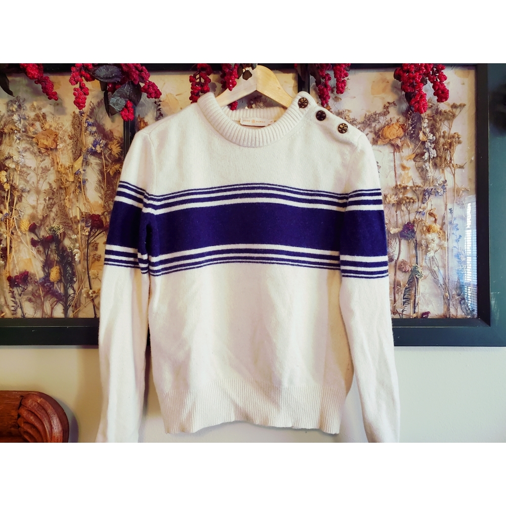 Tory Burch Nautical Sweater Small
